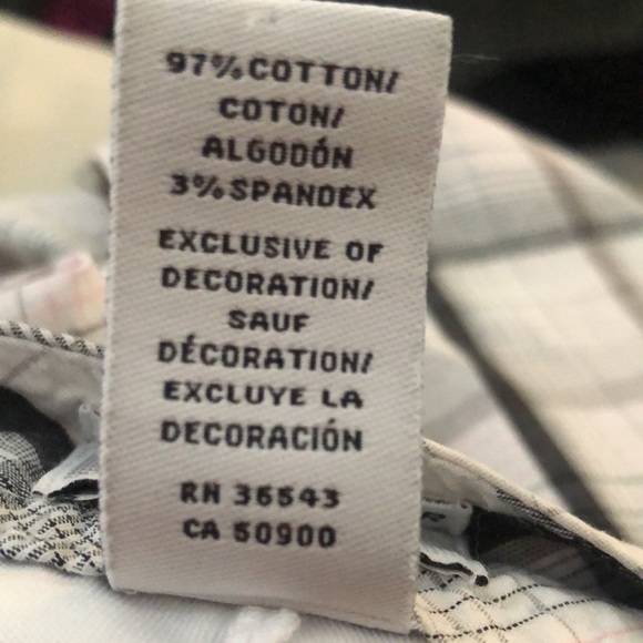 Izod Gray White Pink Plaid Tennis Golf Skort size 8 - Picture 12 of 13